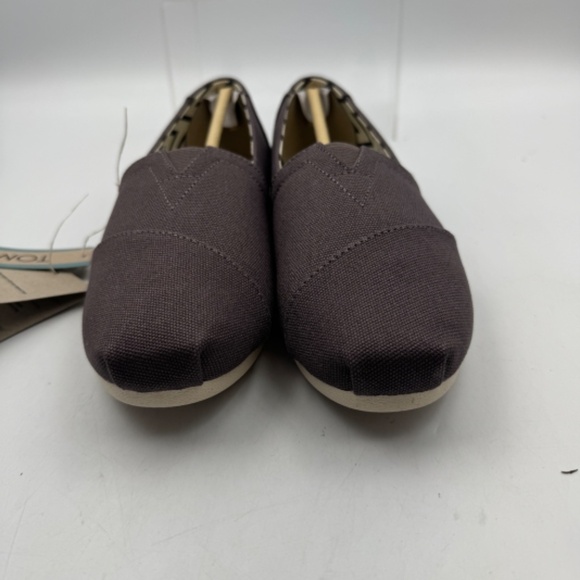 NEW TOMS Alpargata US Size Women's 7.5 Ash Recycled Cotton Canvas - Picture 6 of 8